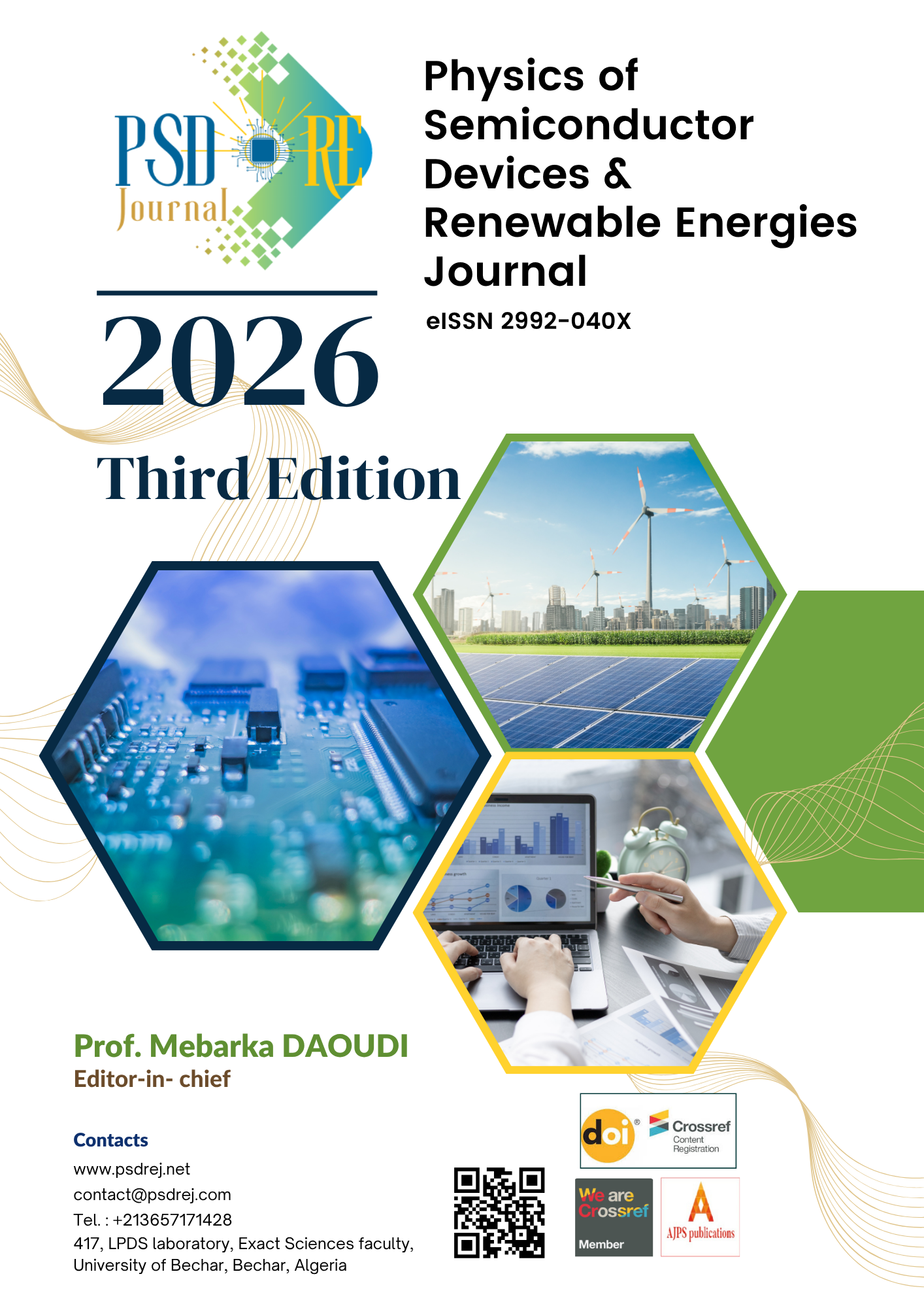 Physics of semiconductor devices & renewable energies journal