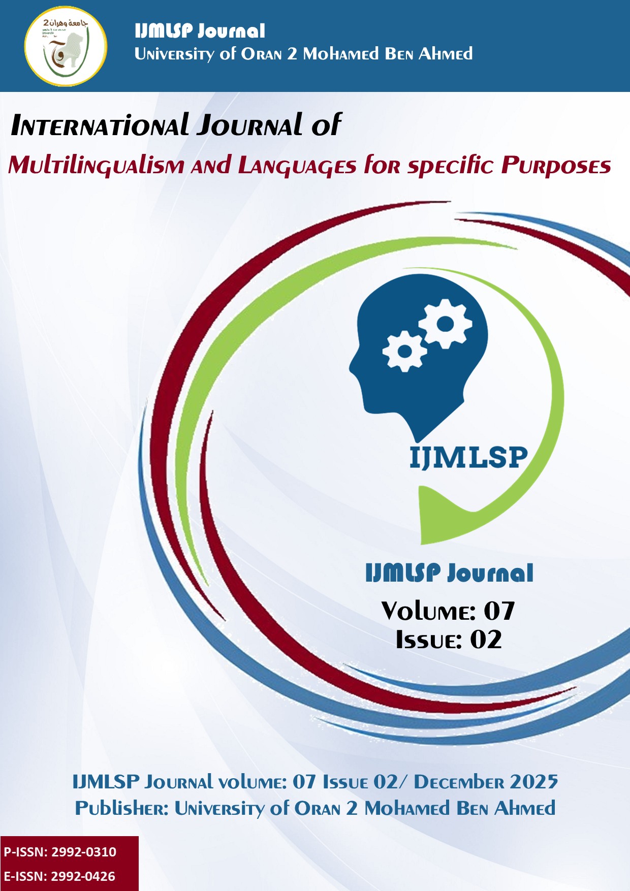 International Journal of Multilingualism and Languages for Specific Purposes